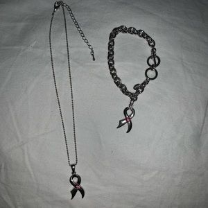 Breast Cancer Awareness Jewelry Set